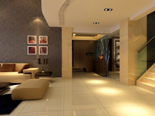 3D model home fashion entrance