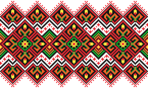 Creative weave pattern texture vector material